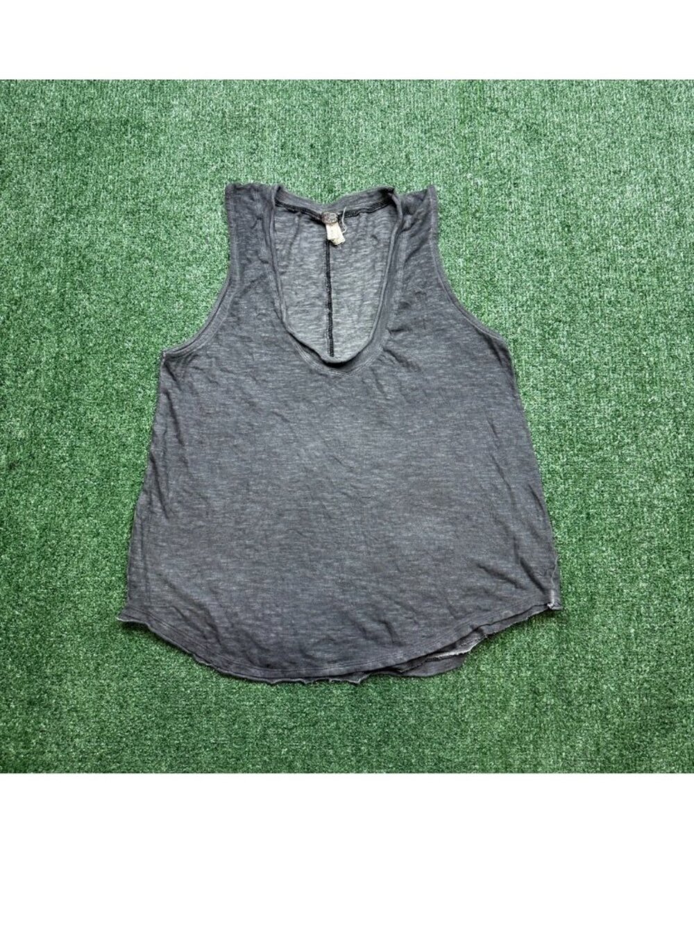 We The Free People Womens Blouse Tank Top Size S Gray